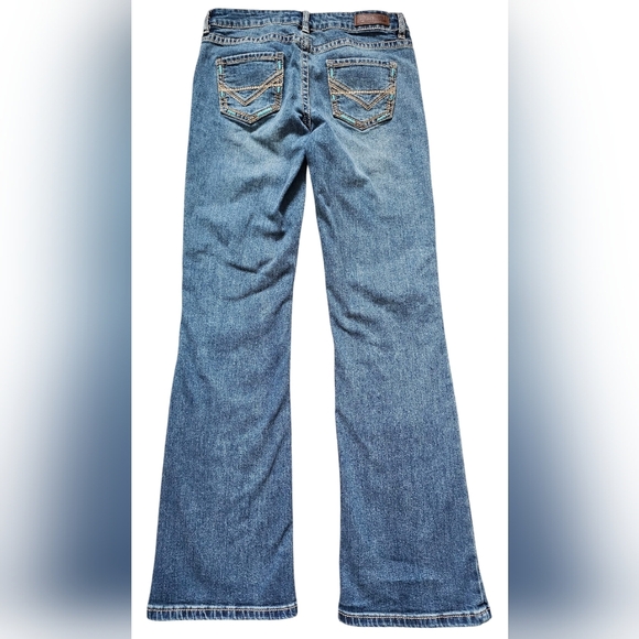 Rock & Roll Girls Bootcut jeans, with adjustable elastic waistband, size 16 - Picture 5 of 12